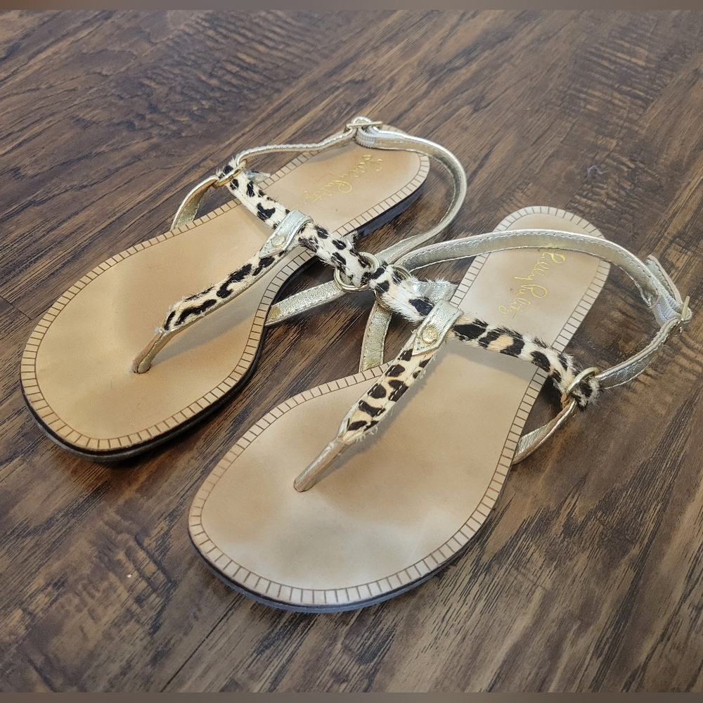Lilly Pulitzer Cheetah Jackie Sandals